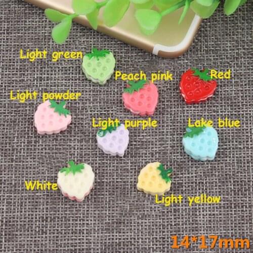 Strawberry Cookies Resin Accessories DIY Phone Case Beauty Material Children Hair Jewelry Accessories