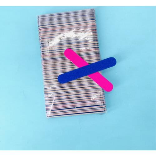 100pcs Professional Nail Files/Sandpaper Buffers Slim Crescent Grit 180/240 Tools Disposable Cuticle Remover Callus Polish Pack