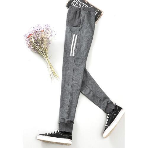 Casual Side Striped Maternity Pants For Pregnant Women Clothes Abdominal Pants Prop Belly Trousers Pregnancy Pants Clothing