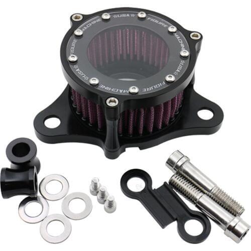Motorbike Air Cleaner Intake Filter System Kit For Harley Sportster XL883 XL1200 Iron 883 1200 XL 1991-2016 2015 2014 2013