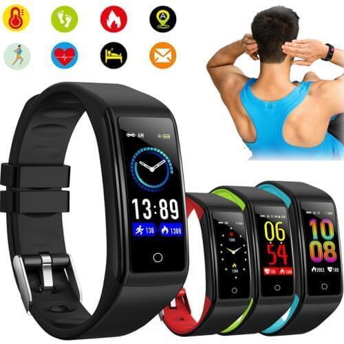 Women Men Touch Screen Sport Activity Tracker Bluetooth Smart Watch Heart Rate Monitor Call Sync For Cellphones Samsung iPhone