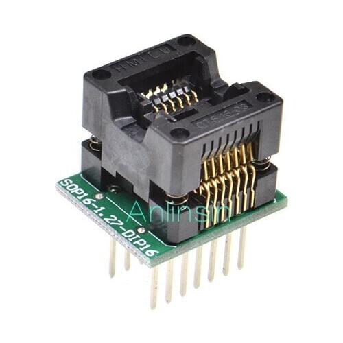 SOIC14 SOIC 14 SOP14 TO DIP14 programmer adapter socket Body Width 3.8MM 150MIL IC SOCKET CONVERTER test chip