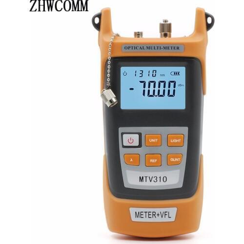 MTV310 fiber optic power meter Fiber Optic Cable tester with 10mW VFL fiber Visual Fault Locator free shipping