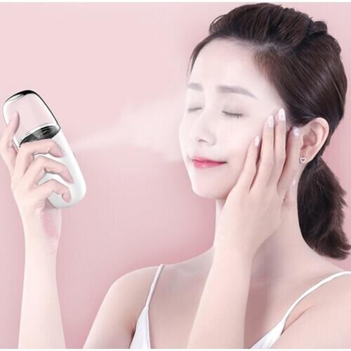 USB Rechargeable Mini Nano Sprayer Face Humidifier Sprayer Facial Mister Steamer Moisturizing Cleansing Replenishment Equipment