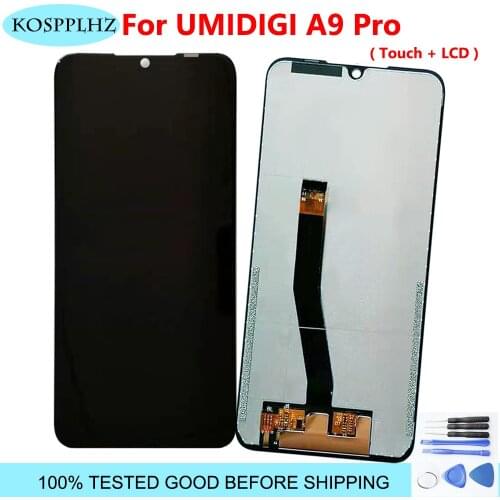For Umidigi A9 Pro A9Pro LCD Display + Touch Screen Sensor Assembly Replacement High Quality Umi A9 / A7 Pro LCD + Touch Screen