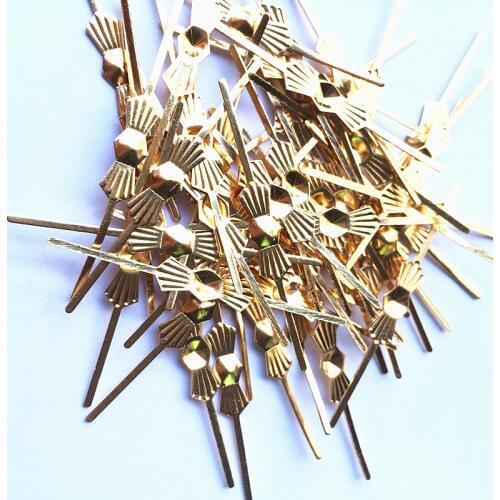 1000pcs L45mm Chrome / Gold butterfly buckle / Tie Clips Crystal Beads Chandelier Accessories Lighting & Curtain Metal Connector