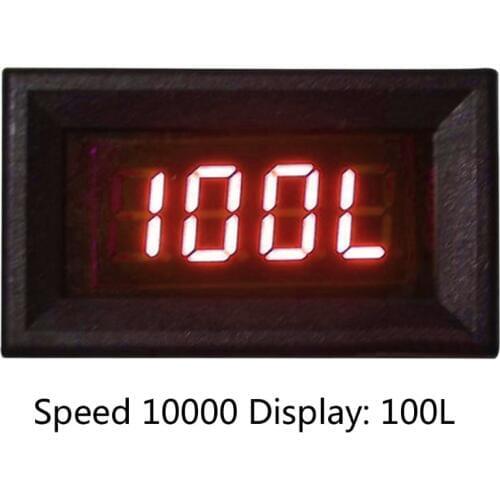 2 in 1 LED Tachometer Gauge Digital RPM Voltmeter for Auto Motor Rotating Speed L13