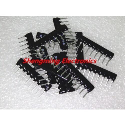 200PCS 9Pin Resistor Network Array A09-331J 9A331J A09-331 330 OHM 2.54MM Pin SIP-9