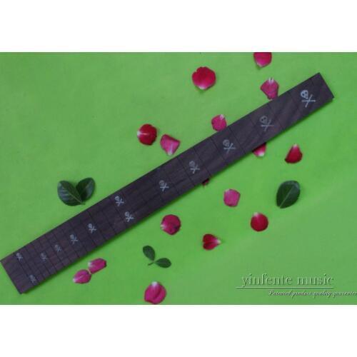 Guitar Accessories 2 pcs x 25.5"electric Guitar Fretboard electric guitar ROSE Wood Fretboard Parts 00-017# inlay