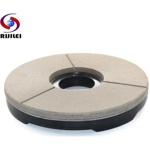 RIJILEI 150mm Diamond Resin polishing pad For Marble Polishing 6 inch Resin bond grinding disc BLACK RED WHITE BUFF Disc YG23-2