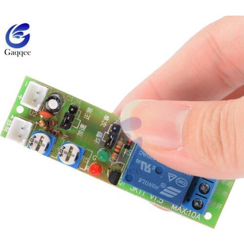 JK11 Adjustable Cycle Timer Delay On/Off Switch Power Supply Relay Module DC 5V 12V 24V Timer Relay Module with Cable