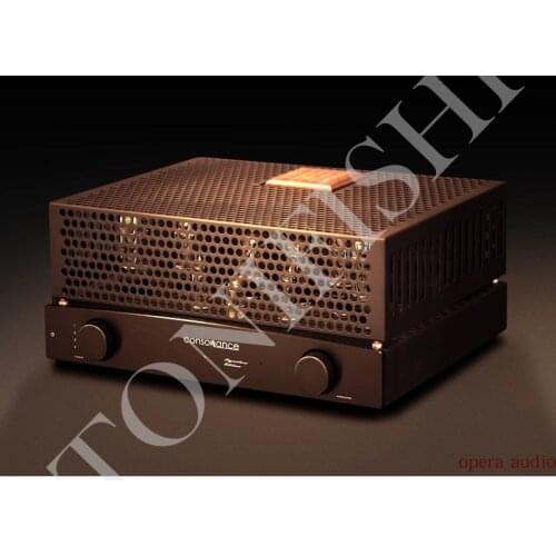 M100-10 signature tenth anniversary edition, 6CA7+5687+ECC81+5AR4 tube combined power amplifier