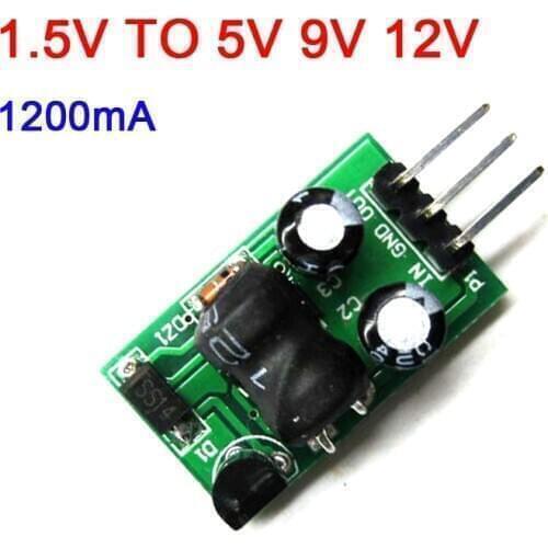 Dykb MINI DC-DC Boost Converter 1.5V 3V 5V to 5V 9v 12V 1200mA Step-up dc Voltage Regulator Power Supply Module