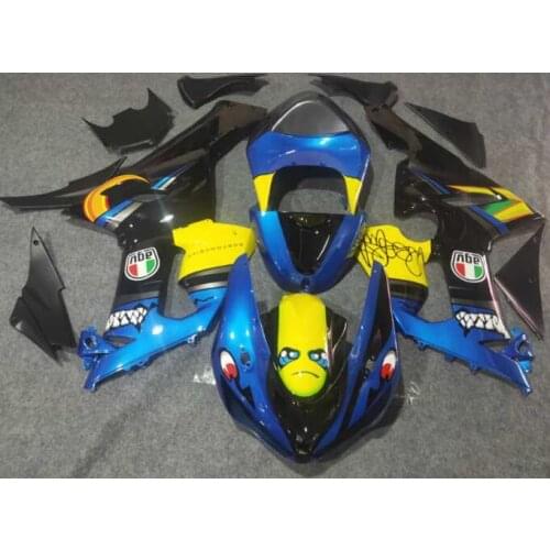 New ABS fairing kit Fit for Kawasaki ZX6R 2005 2006 motorcycle fairings ZX-6R 05 06 Ninja 636 bodywork set orange