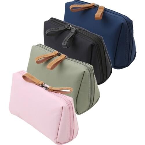 1 Pc Korean Style Solid Cosmetic Bag Women Bow Tie Makeup Bag Waterproof Travel Neceser Wash Bag Case Bag Organizer