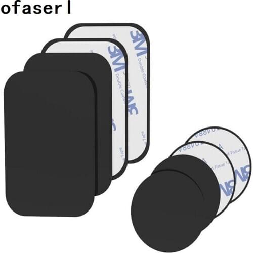 Ofaserl Original Metal Plate Circular Square Iron Plate With 3M adhensive Specially Used For Magnetic Car Phone Holder Accessory