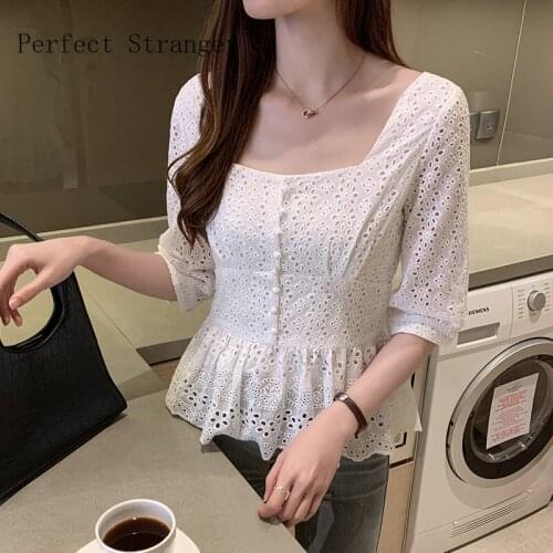Perfect Stranger Lace Blouses