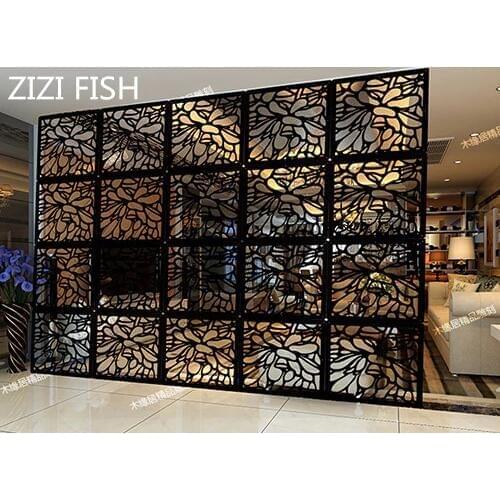 Entranceway Compartmentation Hanging Wooden carved Cutout Carving room divider partition wall biombo room Dividers Partitions