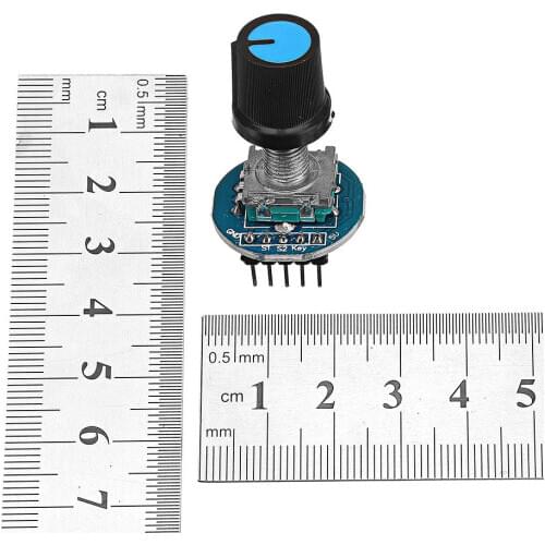 Rotating Potentiometer Knob Cap Digital Control Module Rotary Encoder Controller Switch 5V Diy Kit EC11 For Ardu ino PCB Board