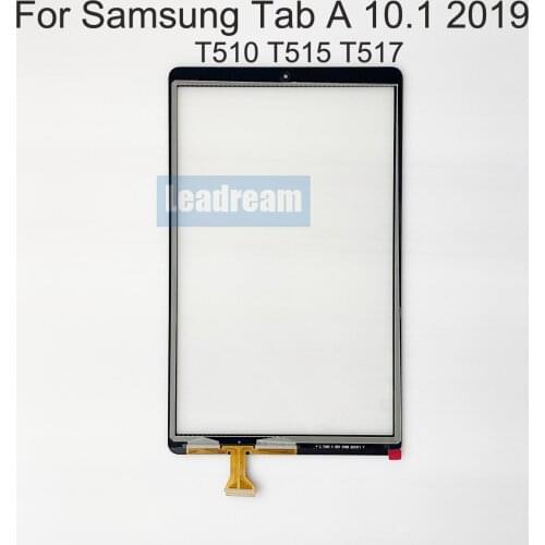 10Pcs Front Outer Touch Screen Glass For Samsung Galaxy Tab A 10.1 2019 T510 T515 T517 Outer LCD Glass Replacement