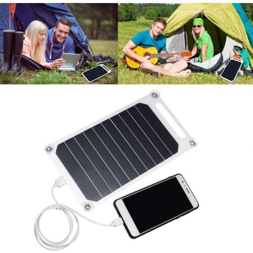 Charging 10W 5V USB Solar Panel Camping Solar Battery Outdoor Solar Board Portable Phone Fast Charging Power Single Crystal