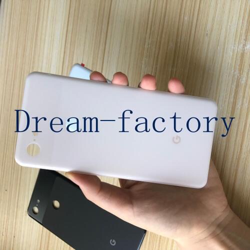 100PCS OEM Back Glass Battery Cover Rear Door Housing Case Cover Replacement for Google Pixel 3 XL free DHL