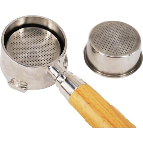 51mm Stainless Steel Filter Basket For Breville Delonghi Krups Coffee Dripper Filter Basket Home Kitchen Tool Coffee Accessories