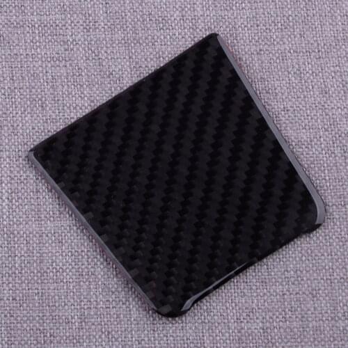 Car Black Carbon Fiber Gear Shift Box Panel Cover Trim Fit For Porsche Macan 2019 2018 2017 2016 2015 2014