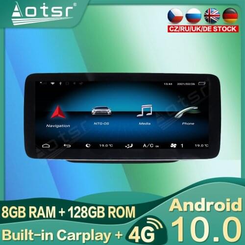12.5 ” For Mercedes Benz B Class W246 W245 Android Car GPS Navigation Multimedia Player Radio 4G LTE Carplay Stereo Touch screen