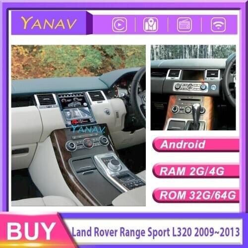 Car radio audio 2 din android stereo receiver for-Land Rover Range Sport L320 2009~2013 car GPS navigation multimedia dvd player