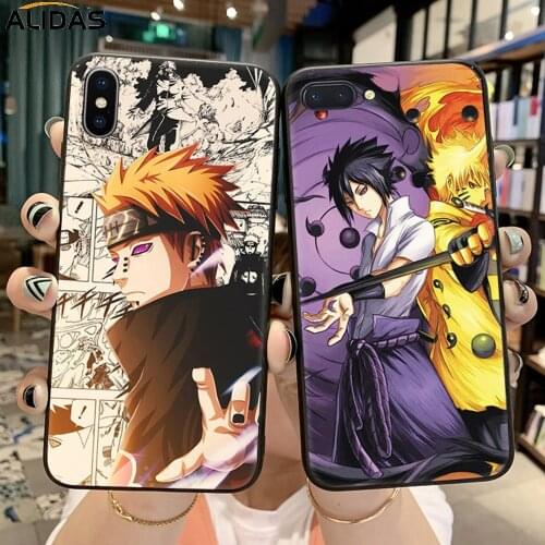 Naruto Kakashi Uchiha Sasuke Akatsuki Uzumaki Pain Hatake Uchiha Sasuke Phone Case For IPhone 12 11 XS Pro Max X 6s 7 8 Plus XR
