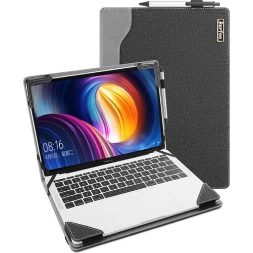 Case for HP 14 Lenovo 13.3 Acer 11 ASUS 15.6 Xiaomi Dell 12 Laptop Cover PU Leather Protective Sleeve Stand Shell Notebook Bags