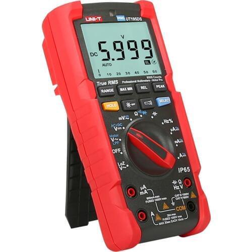 UNI-T UT195E UT195M UT195DS Industrial Digital Multimeter True RMS AC DC voltage current Ohm Frequency Diode Tester IP65/LoZ ACV
