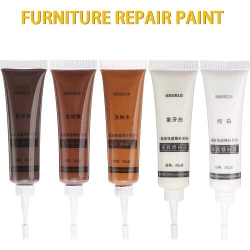 1pc Mini Wood Furniture Touch Up Kit Wood Furniture Floor Scratch Filler Cream Wax For Crevice DIY Filler Remover Repair Fix