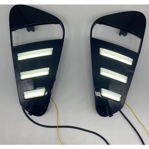 Daytime running light fog cover light For Geely coolray(SX11) 2019-2020 Proton X50 DRL with mustang style flowing turns