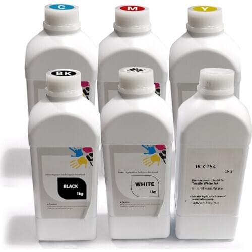 Domsem Dtg Textile Ink For Epson L800 L805 L1800 R290 1390 R3000 4800 DX5 DX7 DTG Printer T Shirt Printing Machine