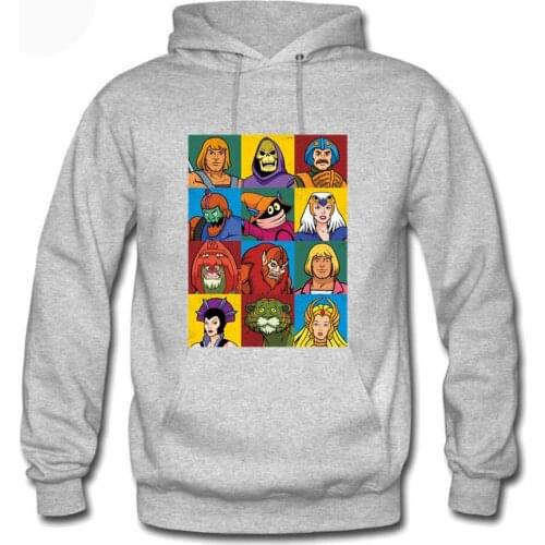 Fashion Hoodies Men Women Fleece Warm He-Man And Friends T-Shirts Masters Of The Universe Cotton Casual Male Hoody Sweatshirt XL
