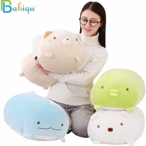 30/60cm Soft Animal Cartoon Pillow Cushion Cute Fat Dog Cat Pig Plush Toy Sumikko Gurashi Stuffed Kids Birthyday Gift