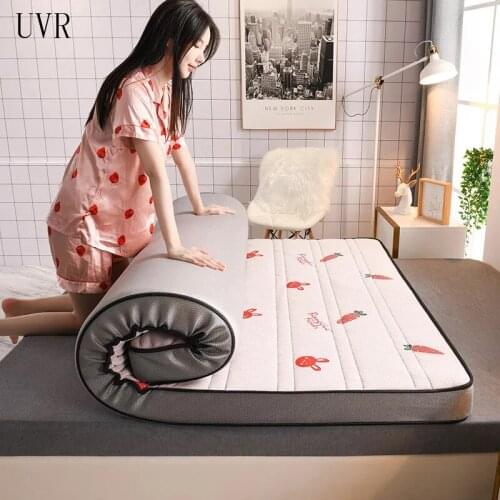 UVR Natural Latex Mattress Not Collapse High Grade Bed Mat Memory Foam Filling Tatami Mattress Slow Rebound Comfortable Cushion
