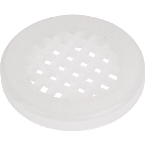 Uxcell Mesh Hole Air Vents Plastic Soffit Vent White 29mm Hole Dia 3mm Height for Cabinet, Wardrobe, Shoe Cabinet 30pcs