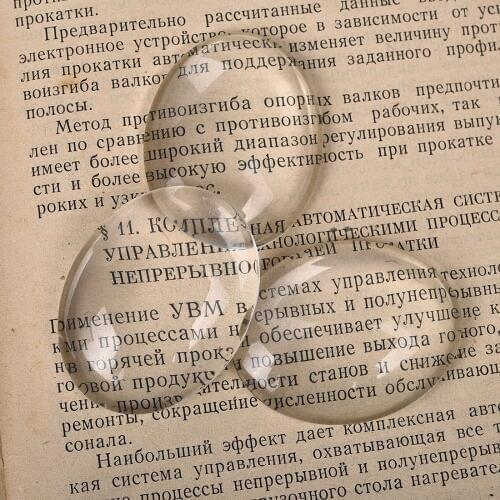 Glass Cabochons Clear Oval Flat Cameo Fit Blank Base Settings 18x25mm 30x40 Jewelry Making DIY Accessories