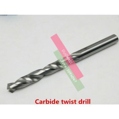 1PCS 6.0mm-10mm Solid Carbide twist drill bits, Alloy straight shank drill Hemp flowers, carbide drill for metal (6/7/8/9/10mm)