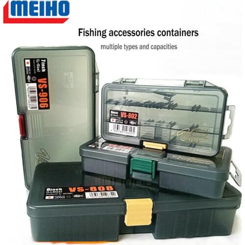 Japan Professional Fishing Lure Tackle Box Compartments Bait Hooks Tackle Sub-bait Box Portable Bait Fishing Goods Container