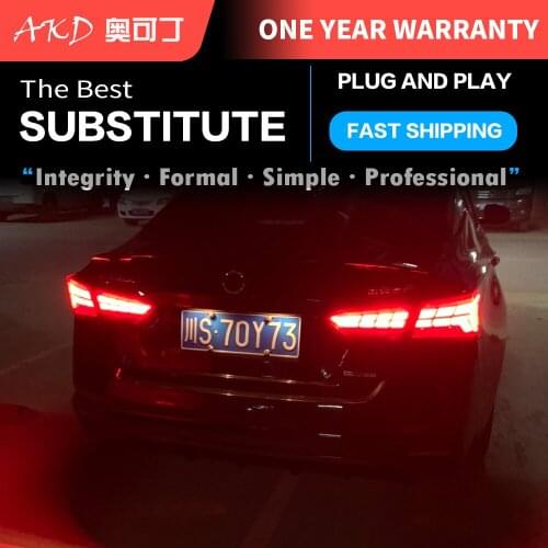 AKD Car Styling Taillights for Nissan TEANA ALTIMA 2019-2021 LED Tail Light DRL Tail Lamp Turn Signal Rear Reverse Brake