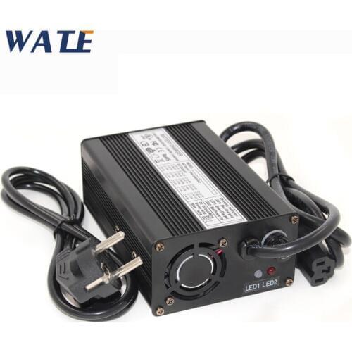 50.4V 3A Charger Power Supply Lithium Battery Charger for 12S 44.4V Lypomer Li-ion Scooter Battery Pack