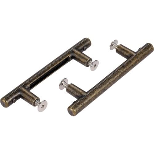 10Pcs Retro Kitchen Drawer Cabinet Door Bridge Style Handles Antique Bronze Wooden Box Furniture Cupboard Pulls Handle 64*16mm