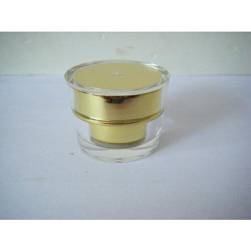 5g cone shape plastic acrylic jar/pot/bottle for cream/eye serum/essence/moisturizer/sample/art nail skin care packing