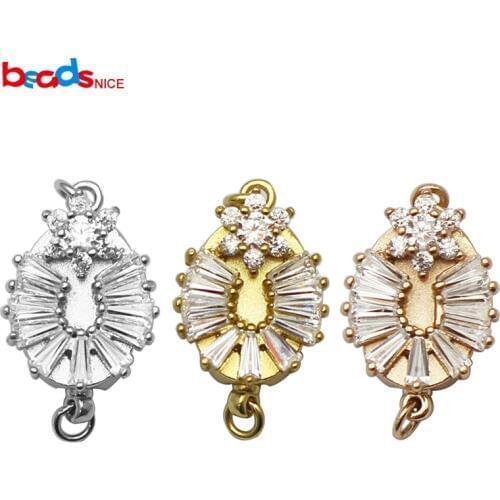 Beadsnice 925 Sliver Pendant Connector Necklace Unique Charms For Jewelry Making ID37135