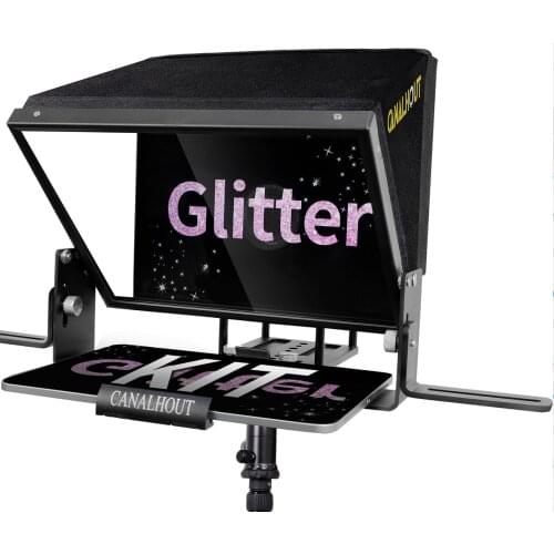 CANALHOUT 4 in 1 Teleprompter Multifunctional Suit DSLR Smartphone VCR DV Camera Shooting, Fit 11" iPad Pro Prompt