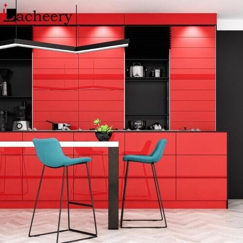 Furniture Decorative Film Cupboard Wardrobe Shiny Wall Sticker Self Adhesive Wallpaper Waterproof Home Decor 30cm Width Decals